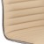 Flash Furniture DS-512B-TAN-GG Low Back Designer Armless Tan Ribbed Swivel Task Office Chair addl-8