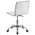 Flash Furniture DS-512B-WH-GG Low Back Designer Armless White Ribbed Swivel Task Office Chair addl-7