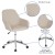 Flash Furniture DS-8012LB-BGE-F-GG Cor Home and Office Mid-Back Chair in Beige Fabric addl-4