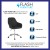 Flash Furniture DS-8012LB-BLK-F-GG Cor Home and Office Mid-Back Chair in Black Fabric addl-3