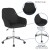 Flash Furniture DS-8012LB-BLK-F-GG Cor Home and Office Mid-Back Chair in Black Fabric addl-4