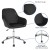 Flash Furniture DS-8012LB-BLK-GG Cor Home and Office Mid-Back Chair in Black LeatherSoft addl-4