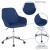 Flash Furniture DS-8012LB-BLU-F-GG Cor Home and Office Mid-Back Chair in Blue Fabric addl-4