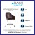 Flash Furniture DS-8012LB-BRN-GG Cor Home and Office Mid-Back Chair in Brown LeatherSoft addl-3