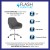 Flash Furniture DS-8012LB-DGY-F-GG Cor Home and Office Mid-Back Chair in Dark Gray Fabric addl-3