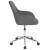 Flash Furniture DS-8012LB-DGY-F-GG Cor Home and Office Mid-Back Chair in Dark Gray Fabric addl-5