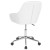 Flash Furniture DS-8012LB-WH-GG Cor Home and Office Mid-Back Chair in White LeatherSoft addl-4