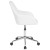 Flash Furniture DS-8012LB-WH-GG Cor Home and Office Mid-Back Chair in White LeatherSoft addl-5