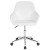 Flash Furniture DS-8012LB-WH-GG Cor Home and Office Mid-Back Chair in White LeatherSoft addl-6