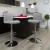 Flash Furniture DS-8101B-GY-GG Contemporary Gray Vinyl Adjustable Height Barstool with Rolled Seat and Chrome Base addl-1