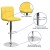 Flash Furniture DS-810-MOD-YEL-GG Contemporary Yellow Quilted Vinyl Adjustable Height Barstool with Chrome Base addl-4
