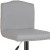 Flash Furniture DS-8111-LTG-F-GG Contemporary Light Gray Fabric Adjustable Height Barstool with Accent Nail Trim addl-10