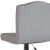 Flash Furniture DS-8111-LTG-F-GG Contemporary Light Gray Fabric Adjustable Height Barstool with Accent Nail Trim addl-7
