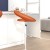 Flash Furniture DS-811-ORG-GG Contemporary Orange Vinyl Rounded Orbit-Style Back Adjustable Height Barstool with Chrome Base addl-4