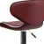 Flash Furniture DS-815-BURG-GG Contemporary Cozy Mid-Back Burgundy Vinyl Adjustable Height Barstool with Chrome Base addl-10
