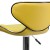 Flash Furniture DS-815-YEL-GG Contemporary Cozy Mid-Back Yellow Vinyl Adjustable Height Barstool with Chrome Base addl-10
