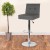 Flash Furniture DS-8411-GRY-GG Contemporary Gray LeatherSoft Adjustable Height Barstool with Accent Nail Trim addl-1