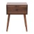 Flash Furniture EM-0319-WAL-GG Mid-Century Modern One Drawer Dark Walnut Wood Nightstand with Soft Close Drawer addl-10