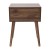 Flash Furniture EM-0319-WAL-GG Mid-Century Modern One Drawer Dark Walnut Wood Nightstand with Soft Close Drawer addl-7