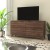 Flash Furniture EM-0372-WAL-GG Mid-Century Modern 60" Dark Walnut 4 Door Buffet Sideboard, TV Stand for up to 64" TV