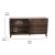 Flash Furniture EM-0372-WAL-GG Mid-Century Modern 60" Dark Walnut 4 Door Buffet Sideboard, TV Stand for up to 64" TV