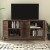 Flash Furniture EM-0372-WAL-GG Mid-Century Modern 60" Dark Walnut 4 Door Buffet Sideboard, TV Stand for up to 64" TV