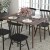 Flash Furniture EM-DT16001-WAL-GG 47" Mid-Century Modern Dark Walnut Wood Dining Table addl-5