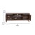 Flash Furniture EM-TV1500-WAL-GG Mid-Century 60" Walnut Media Center with Shelf and Doors for up to 64" TV