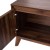 Flash Furniture EM-TV1500-WAL-GG Mid-Century 60" Walnut Media Center with Shelf and Doors for up to 64" TV
