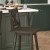 Flash Furniture ES-G1-24-GY-GG Solid Wood Modern Farmhouse Gray Wash Walnut Swivel Counter Height Barstool addl-6