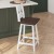Flash Furniture ES-G1-24-WH-GG Solid Wood Modern Farmhouse Antique White Wash Swivel Counter Height Barstool addl-5