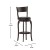 Flash Furniture ES-NT2-29-ESP-GG Classic Open Back Swivel Counter Pub Stool with Wood Frame & LeatherSoft Seat, Espresso/Black addl-4