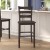 Flash Furniture ES-STBN5-29-GY-2-GG Gray Wash Walnut Wooden Ladderback Bar Height Barstool, Set 0f 2  addl-1