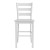 Flash Furniture ES-STBN5-29-WH-2-GG Wooden Ladderback Bar Height Barstool, Antique White Wash, Set of 2 addl-10