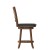 Flash Furniture ES-UN1-24-OAK-GG Wood Crossback Swivel Counter Height Barstool with Black LeatherSoft Seat, Antique Oak addl-9