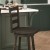 Flash Furniture ES-UN-31WS-24-GY-GG Wooden Ladderback Swivel Counter Height Barstool, Gray Wash Walnut addl-6