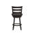 Flash Furniture ES-UN-31WS-24-GY-GG Wooden Ladderback Swivel Counter Height Barstool, Gray Wash Walnut addl-7