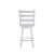 Flash Furniture ES-UN-31WS-24-WH-GG Wooden Ladderback Swivel Counter Height Barstool, Antique White Wash addl-7