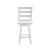 Flash Furniture ES-UN-31WS-24-WH-GG Wooden Ladderback Swivel Counter Height Barstool, Antique White Wash addl-9