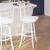 Flash Furniture ES-UN-31WS-29-WH-GG Wooden Ladderback Swivel Bar Height Barstool, Antique White Wash addl-5