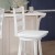 Flash Furniture ES-UN-31WS-29-WH-GG Wooden Ladderback Swivel Bar Height Barstool, Antique White Wash addl-6