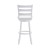 Flash Furniture ES-UN-31WS-29-WH-GG Wooden Ladderback Swivel Bar Height Barstool, Antique White Wash addl-7