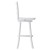 Flash Furniture ES-UN-31WS-29-WH-GG Wooden Ladderback Swivel Bar Height Barstool, Antique White Wash addl-8