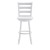 Flash Furniture ES-UN-31WS-29-WH-GG Wooden Ladderback Swivel Bar Height Barstool, Antique White Wash addl-9