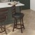 Flash Furniture ES-UN3-24-ESP-GG Wood Ladderback Swivel Counter Height Barstool with Black LeatherSoft Seat, Espresso addl-5