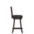 Flash Furniture ES-UN3-24-ESP-GG Wood Ladderback Swivel Counter Height Barstool with Black LeatherSoft Seat, Espresso addl-9