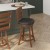 Flash Furniture ES-UN3-24-OAK-GG Wood Ladderback Swivel Counter Height Barstool with Black LeatherSoft Seat, Antique Oak addl-5