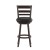 Flash Furniture ES-UN3-29-ESP-GG Wood Ladderback Swivel Bar Height Barstool with Black LeatherSoft Seat, Espresso addl-10