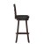 Flash Furniture ES-UN3-29-ESP-GG Wood Ladderback Swivel Bar Height Barstool with Black LeatherSoft Seat, Espresso addl-9