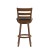 Flash Furniture ES-UN3-29-OAK-GG Wood Ladderback Swivel Bar Height Barstool with Black LeatherSoft Seat, Antique Oak addl-7